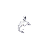 Dolphin Sterling Silver Pendant TPD831
