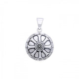 Viking Shield Sterling Silver Pendant TPD862