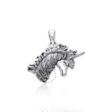 Silver Unicorn Pendant TPD959