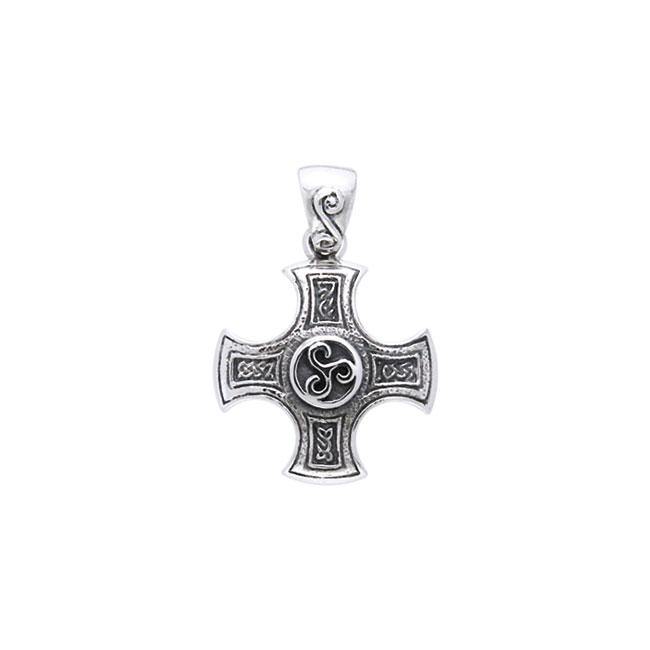 Celtic Cross of Harmony Silver Pendant TPD961 - Jewelry
