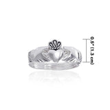 Irish Claddagh Silver Puzzle Ring TR1219 - Jewelry