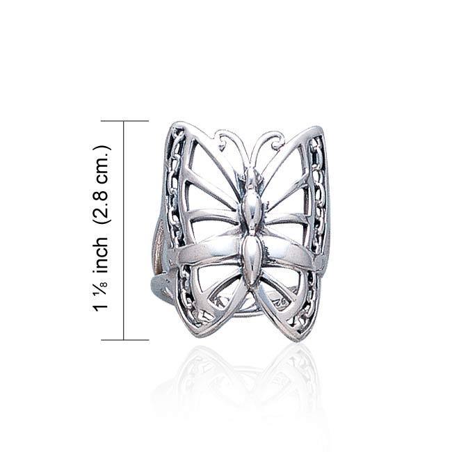 Silver Butterfly Ring TR1312 - Jewelry