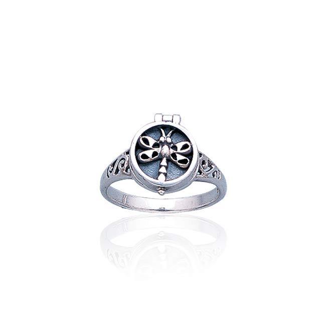 Dragonfly Poison Silver Ring TR1329 - Jewelry