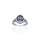 Dragonfly Poison Silver Ring TR1329