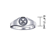 Celtic Shamrock Ring TR1443 - Jewelry