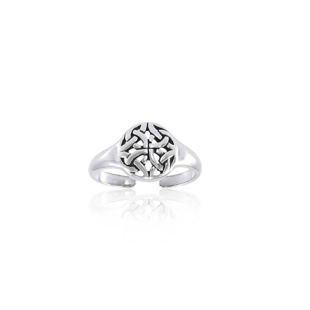 Celtic Knotwork Silver Toe Ring TR1466 - Jewelry