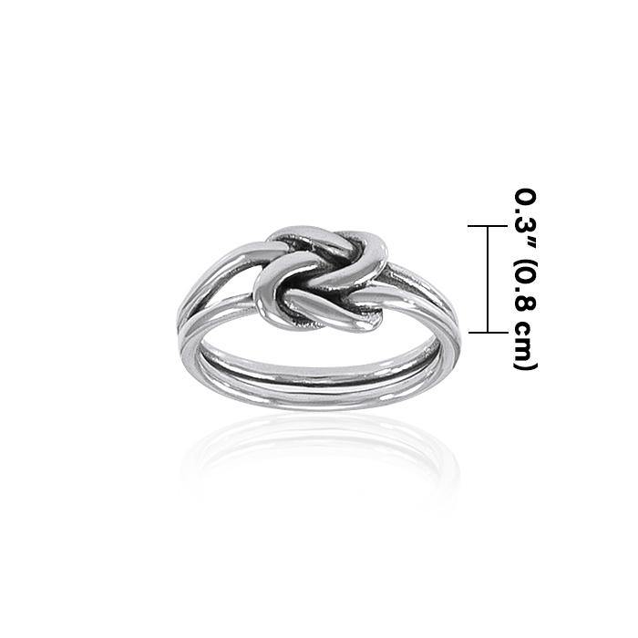 Silver Celtic Knotwork Ring TR160 - Jewelry