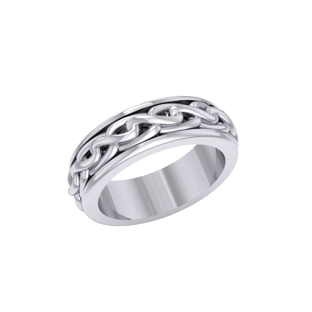 Celtic Knotwork Spinner Ring TR1693 - Jewelry