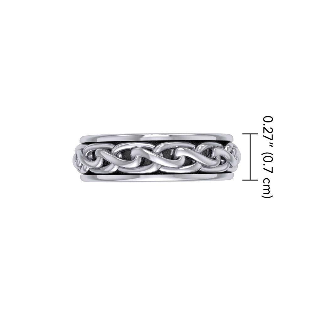 Celtic Knotwork Spinner Ring TR1693 - Jewelry