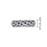 Celtic Knotwork Spinner Ring TR1693 - Jewelry