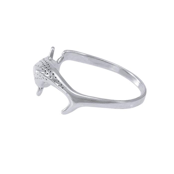 Whale Shark Sterling Silver Ring TR1765 - Jewelry
