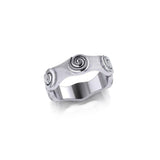Spiral Sterling Silver Ring TR1839