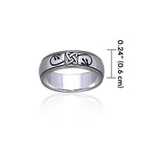 Celtic Knotwork Sterling Silver Ring TR1904 - Jewelry