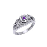 Celtic AA Symbol Silver Ring TR288 - Jewelry