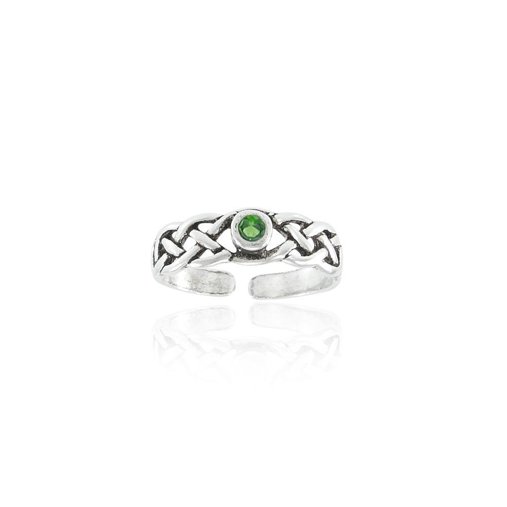 Celtic Knotwork Sterling Silver Ring TR3307 - Jewelry