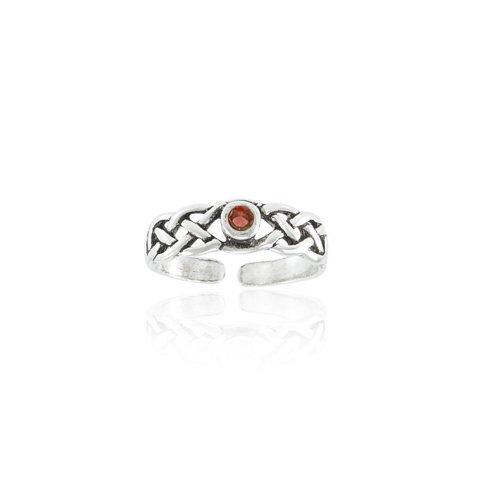 Celtic Knotwork Sterling Silver Ring TR3307 - Jewelry
