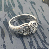 Celtic Knotwork Sterling Silver Ring TR3402 - Jewelry
