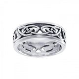 Celtic Knotwork Silver Ring TR3411 - Jewelry