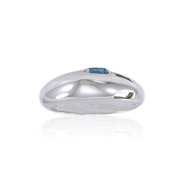 Double Chink Silver Ring TR3439 - Jewelry