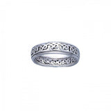 Celtic Knotwork Silver Ring TR3450 - Jewelry