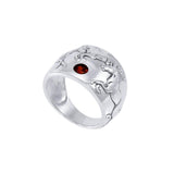 Running Horses Silver Ring TR3549 - Jewelry
