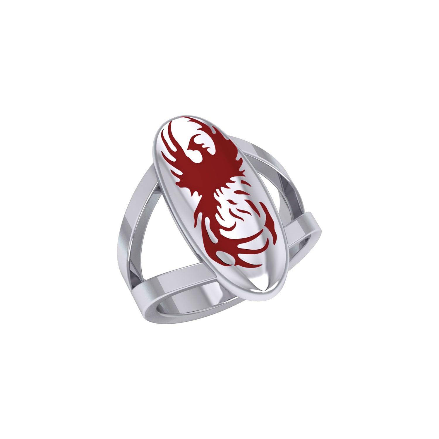 Take your inspiration from the legendary phoenix Silver Ring TR3583 - Jewelry