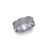 Celtic Knotwork Silver Ring TR359