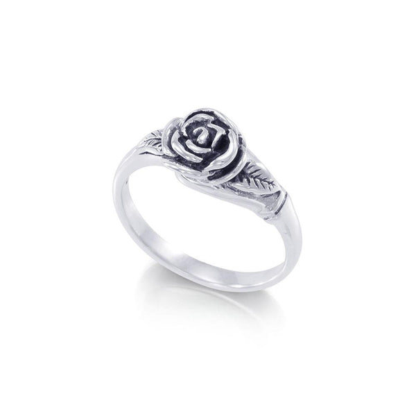 ハウライト ターコイズ rose silver ring Ring | ターコイズ・メンズシルバーアクセサリー通販 SKYSTONE