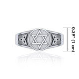 Celtic Knot with Star of David Ring TR3691 - Jewelry