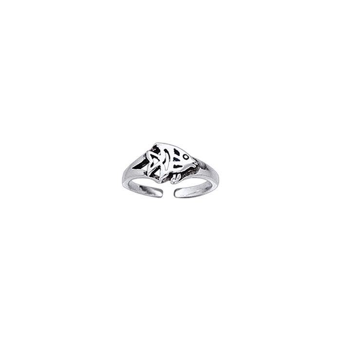 AngelfishSterling Silver Toe Ring TR3718 - Jewelry