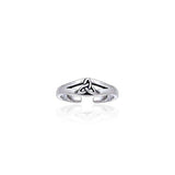 Celtic Triquetra Knot Sterling Silver Toe Ring TR3719 - Jewelry