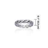 Celtic Knotwork Sterling Silver Ring TR374 - Jewelry