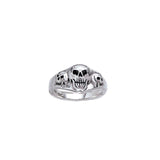 Triple Skulls Ring TR3756