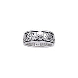 Trinity Skulls Spinner Ring TR3759