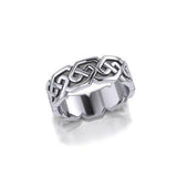 Celtic Knotwork Silver Ring TR380 - Jewelry