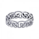 Celtic Knotwork Silver Ring TR395 - Jewelry