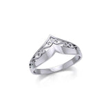 Celtic Knotwork Sterling Silver Ring TR417 - Jewelry