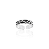 Celtic Knotwork Sterling Silver Toe Ring TR604 - Jewelry