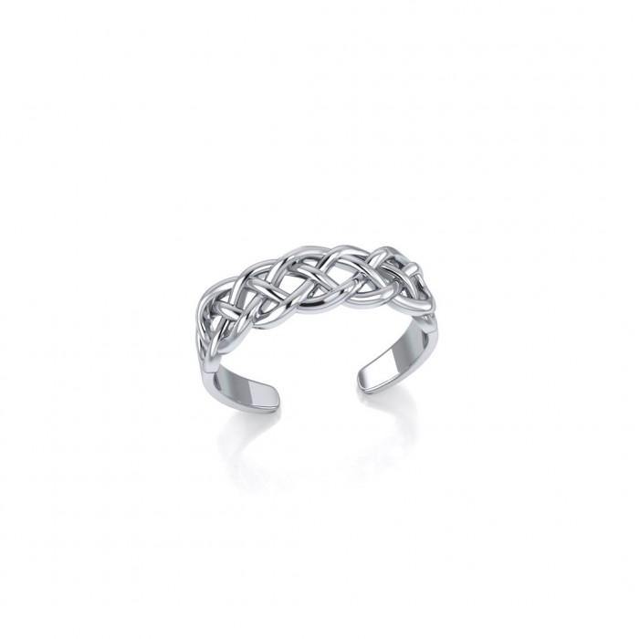Celtic Knotwork Silver Toe Ring TR605 - Jewelry