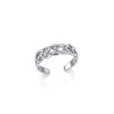 Celtic Knotwork Sterling Silver Toe Ring TR605