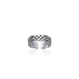 Celtic Knotwork Sterling Silver Toe Ring TR606 - Jewelry