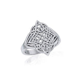 Celtic Knotwork Silver Ring TR659 - Jewelry