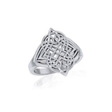 Celtic Knotwork Sterling Silver Ring TR659