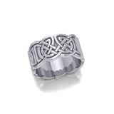 Celtic Knotwork Sterling Silver Ring TR661