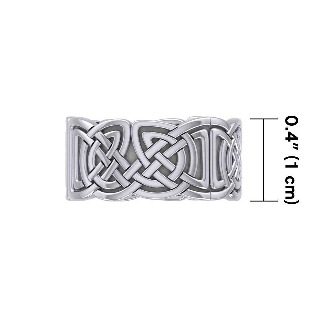 Celtic Knotwork Silver Ring TR661 - Jewelry