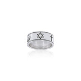 World Faiths Silver Ring TRI056 - Jewelry