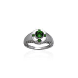 Celtic Claddagh Knotwork Sterling Silver Ring TRI084 - Jewelry