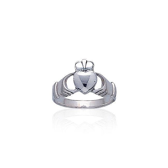 Irish Claddagh Silver Ring TRI1071 - Jewelry
