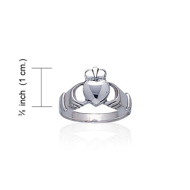 Irish Claddagh Silver Ring TRI1071 - Jewelry