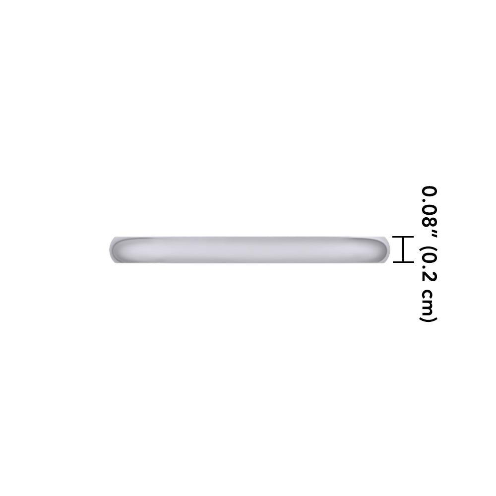 Silver Thin Band Ring TRI1162 - Jewelry